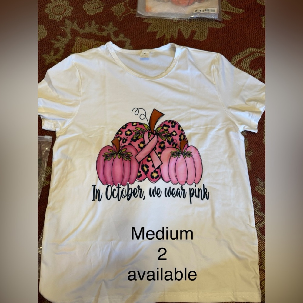 Pink Pumpkin Graphic T-Shirt